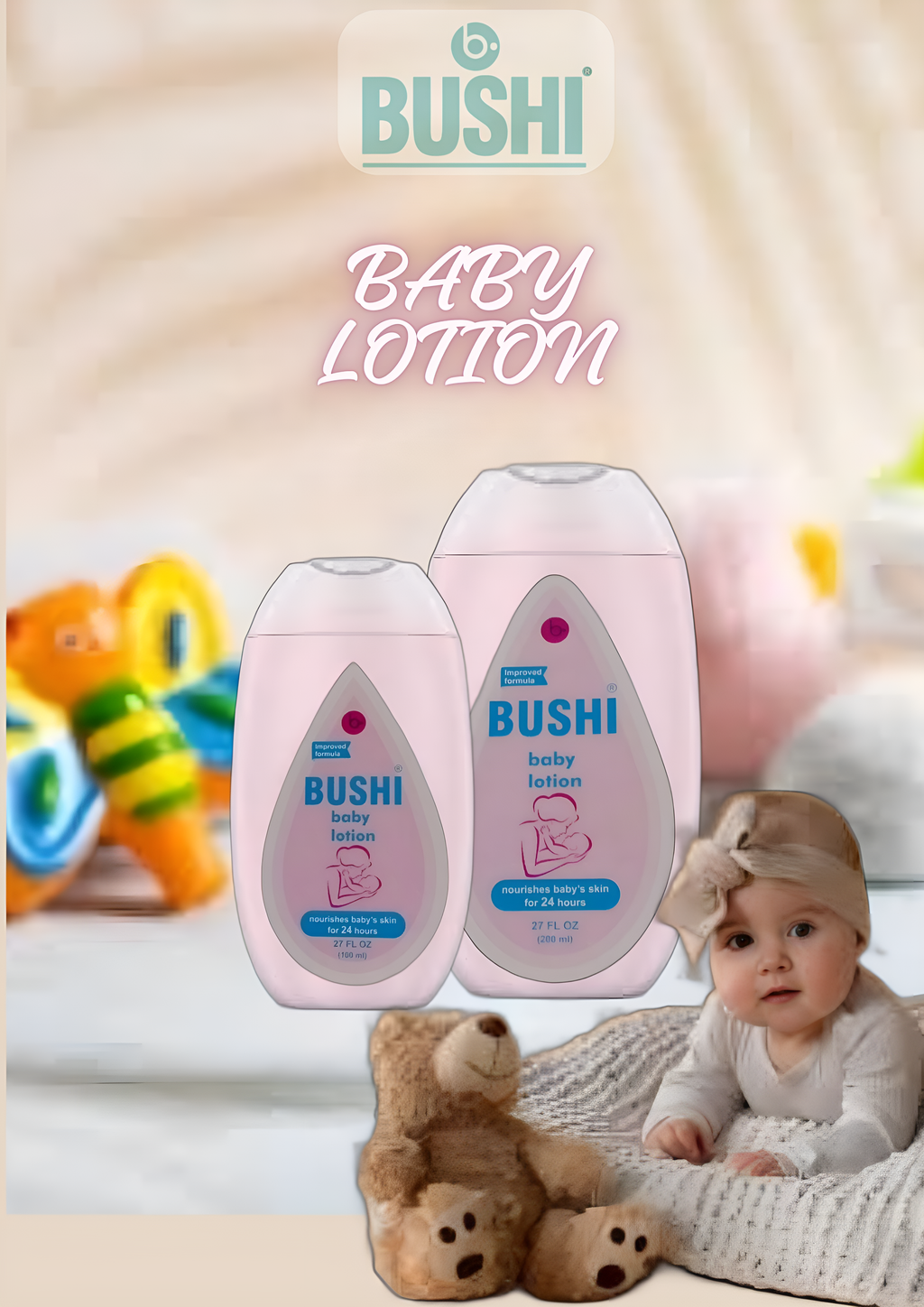 b.BUSHI Baby Lotion