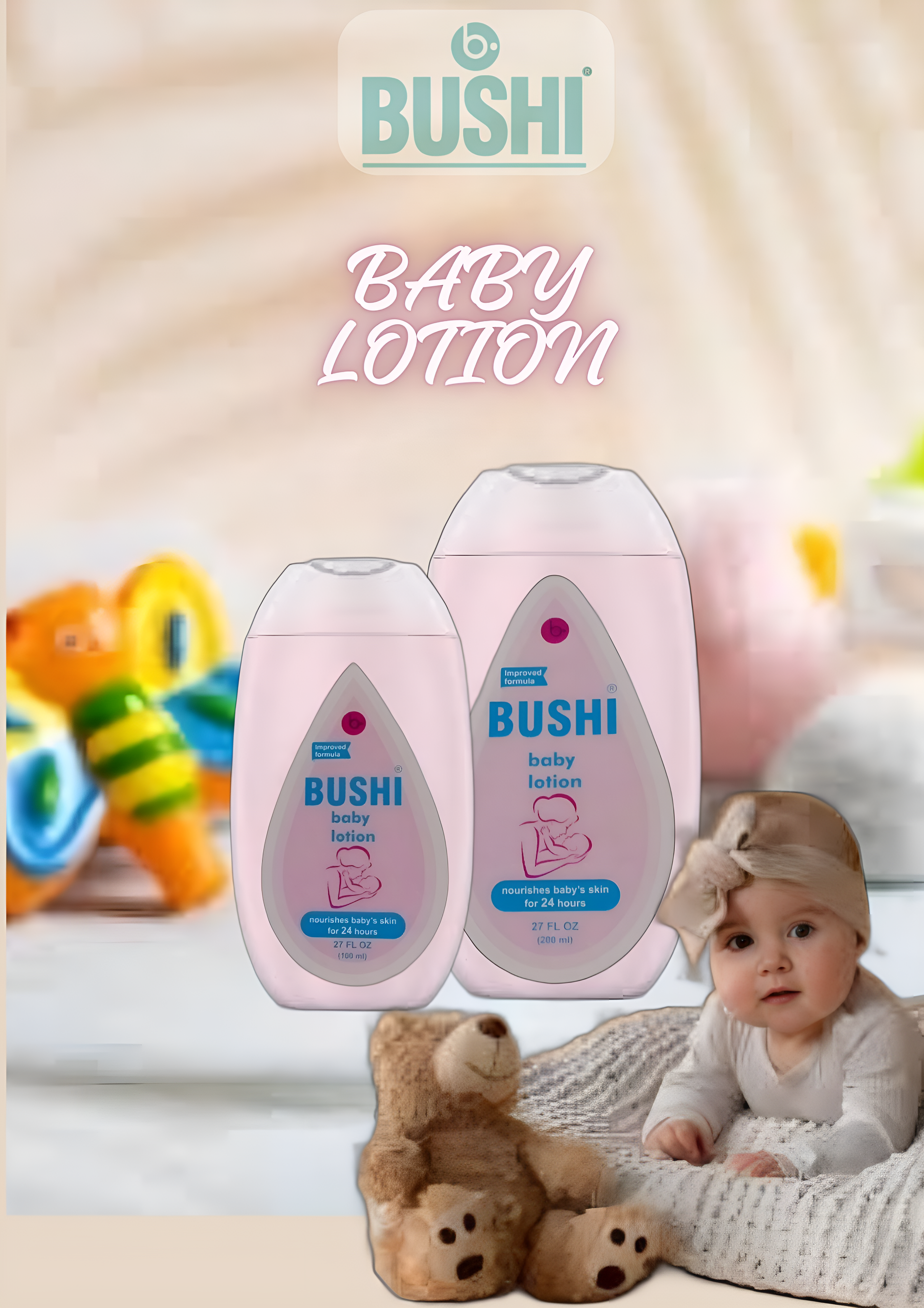 b.BUSHI Baby Lotion