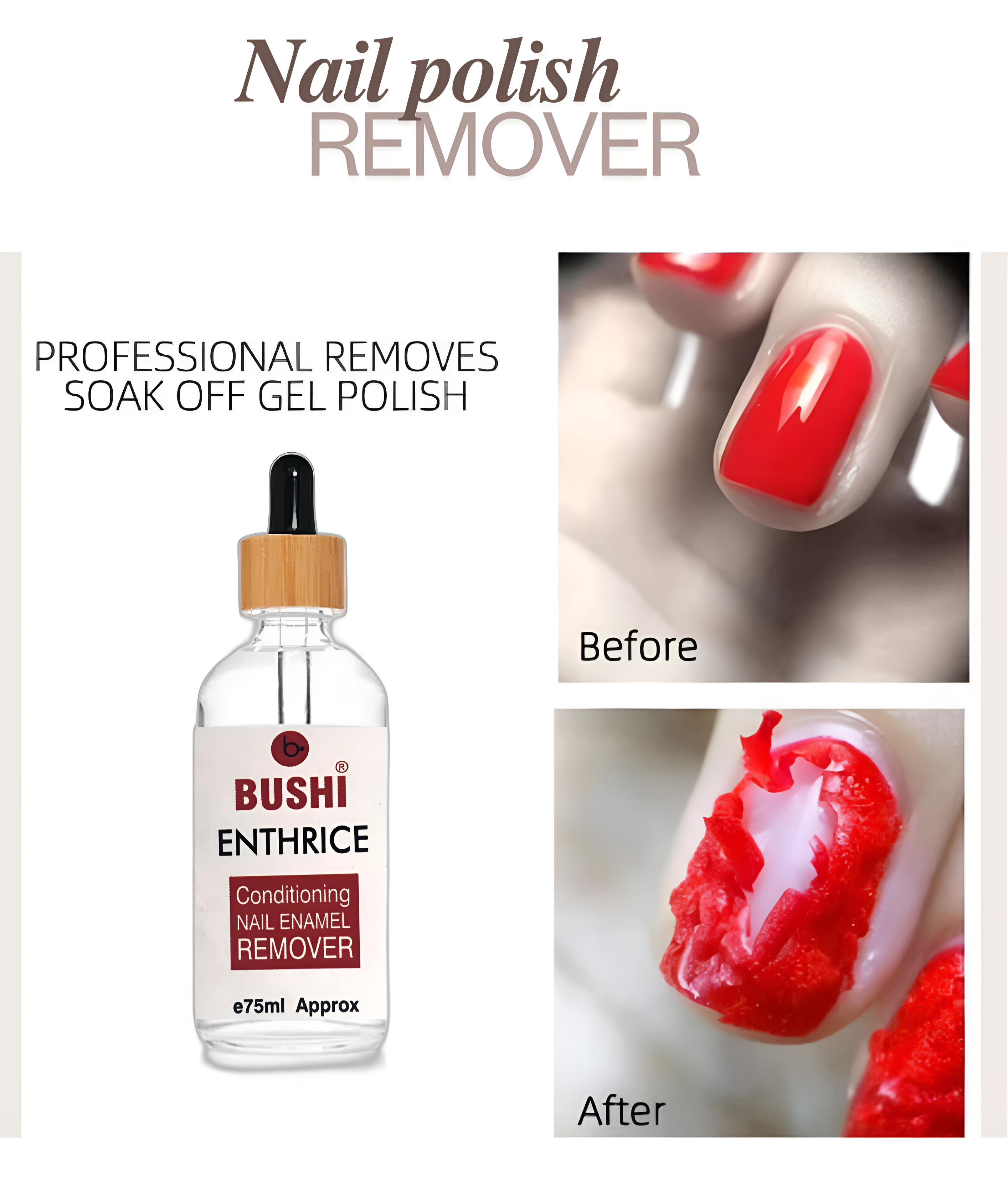 b.BUSHI Nailpolish Remover
